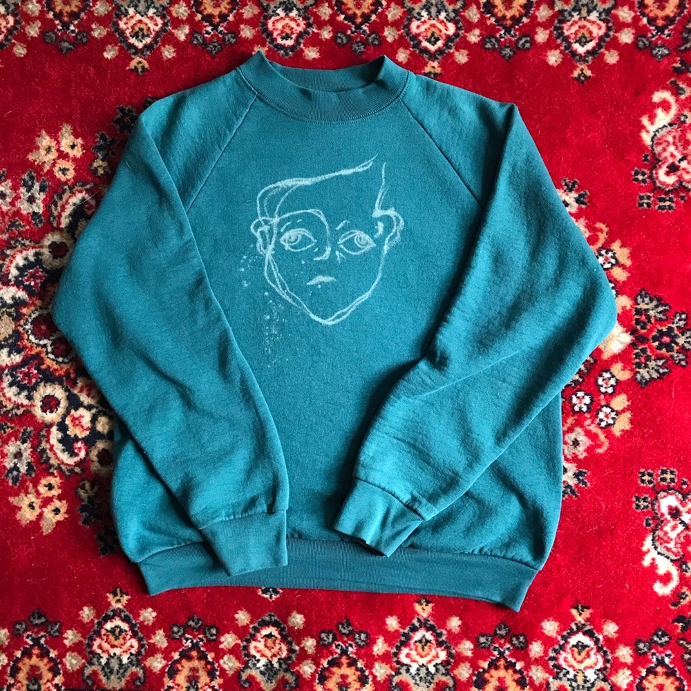Custom made bleach sweatshirt - Picture 2 of 2